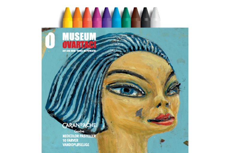 Vandopløselig farvekridt